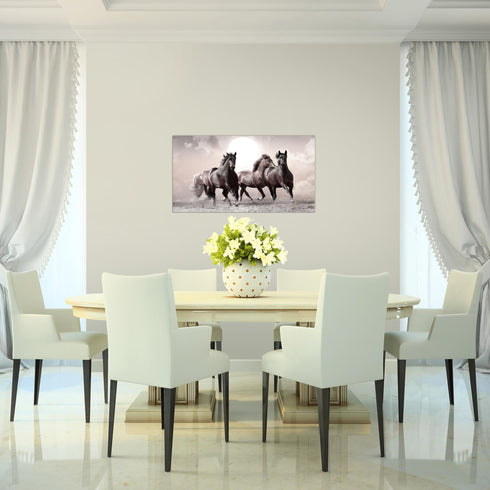 Wandbilder Wohnzimmer XXL Pferde Moderne Bilder Tiere